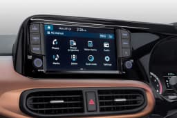 Hyundai Aura Interior — Infotainment System Main Menu